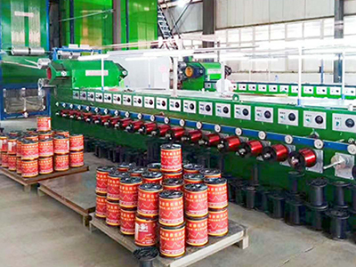 Vertical enamelling machine